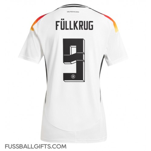 Deutschland Niclas Fullkrug #9 Fußballbekleidung Heimtrikot Damen EM 2024 Kurzarm